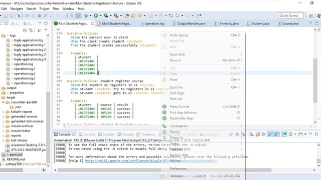 Example 1 with using parallel cucumber смотреть онлайн