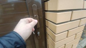 Калитка алюминиевая с электрозащёлкой для домофона