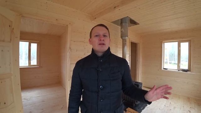 Каркасный дом 6х6, краткий обзор!!!   #каркасныедома#домаизбруса#дачники#винтовыесваи