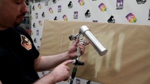 Пистолет для MS герметика пневмо Русский Мастер GS3 для распыляемых герметиков