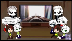 Undertale e Glitchtale react rap do ragnarok takeru