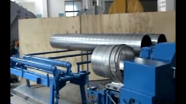 Линия для производства спирально-навивных воздуховодов SBTF1602 смотреть онлайн