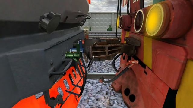 Запуск и небольшие маневры на тепловозе ТЭМ2-5052 В RTS. смотреть онлайн