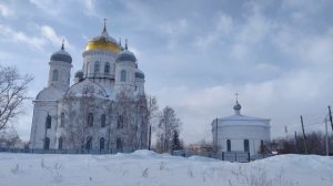 Касли в середине февраля. Мимо храма Вознесения Господня