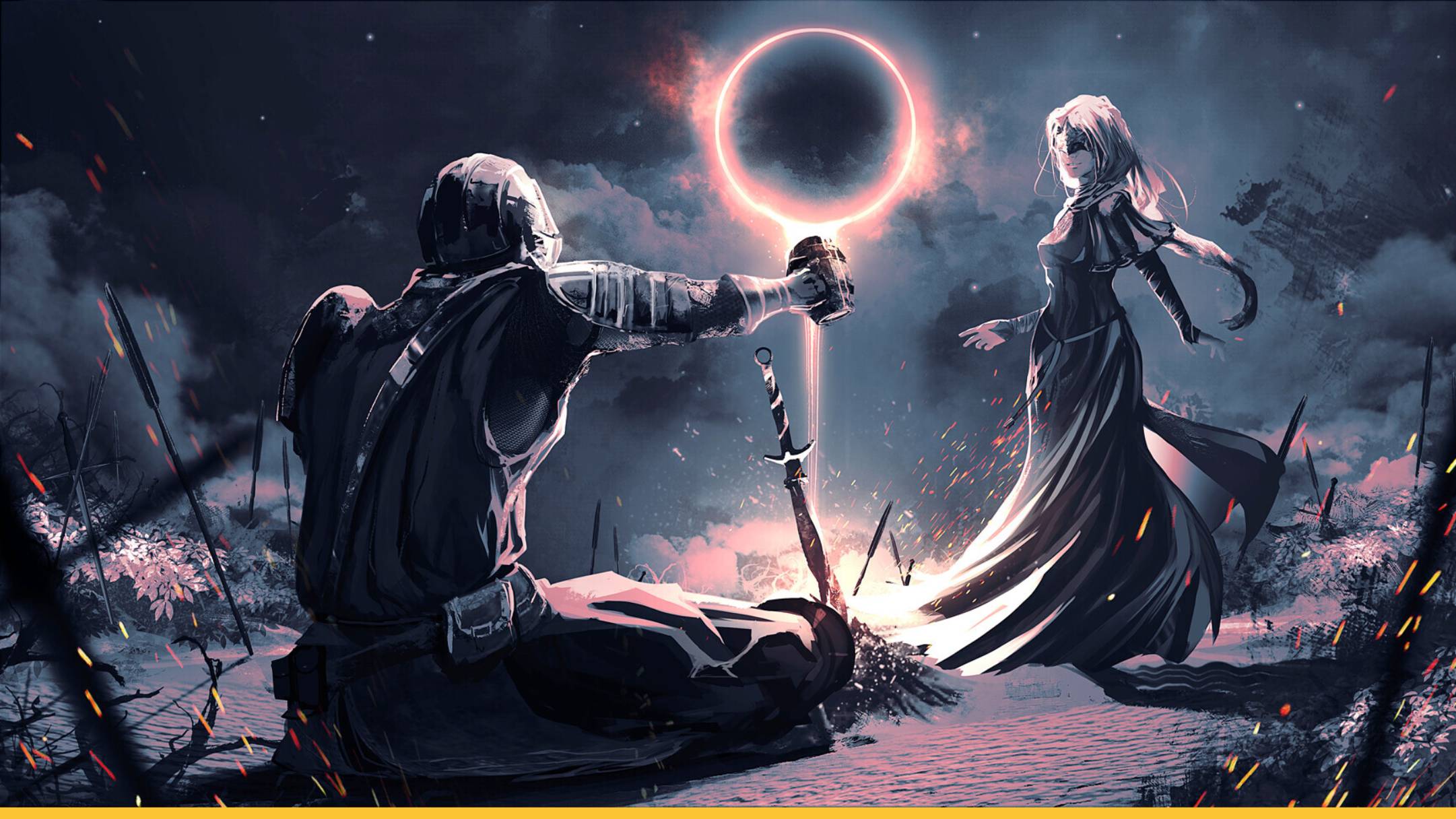 Dark Souls 3 прохождение #15►Вордт vs толпы вторженцев►Олдрик, пожиратель Богов►Full HD 60 FPS