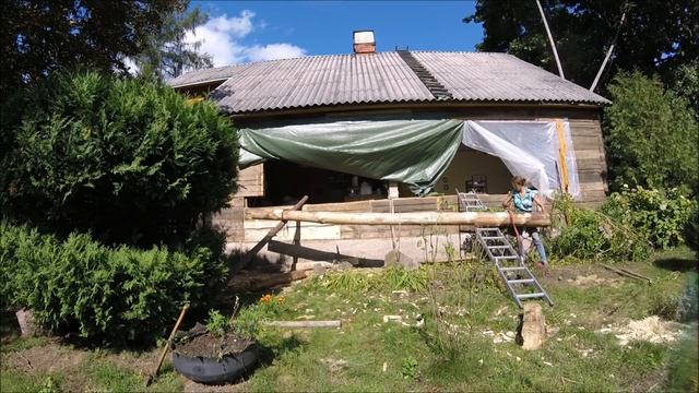 Как я поднимаю тяжелые бревна на стену. Волки съели козу смотреть онлайн