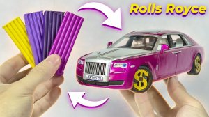 Превращение пластилина в машину, Rolls Royce, 168 часов работы за 16 минут