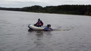 Река Тура  Лодка  стелс аэро 275 + мотор HDX5