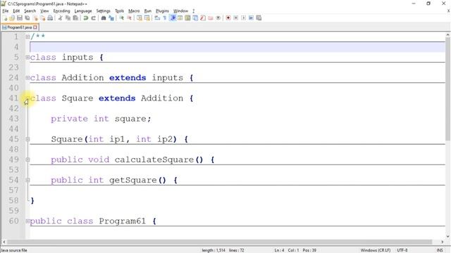 Multi-Level Inheritance | Inheritance | Java Programming | Program 61 смотреть онлайн