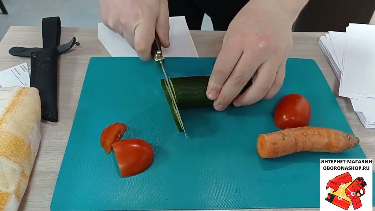 0 518 Нож Финка НКВД, сталь 95Х18, рукоять черный граб, латунь смотреть онлайн