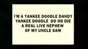 I'm a yankee doodle dandy