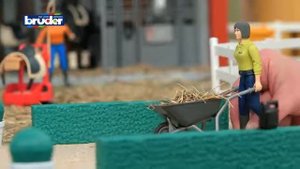 BRUDER Мерседес Benz Фургон с лошадью 02533