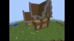 Как построить дом всего за 1 минуту? Обзор команды на спавн дома в мир Minecraft (Без модов!)