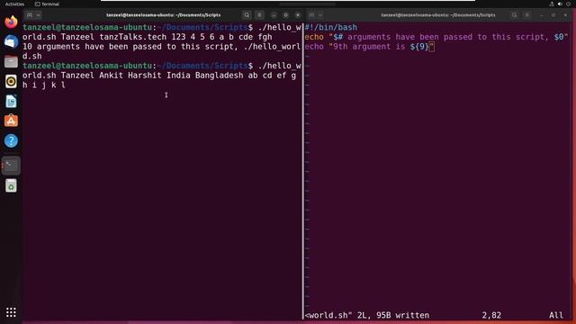 Bash Shell Scripting Tutorial 11 - Command Line Arguments