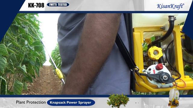 KK-708 #Knapsack Power Sprayer Demo Video