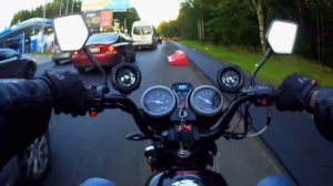 Покатушки на альфе.  Покатушки на мопеде из пригорода в Питер