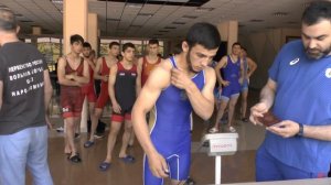 Взвешивание борцов 2022, до 57 кг, до 24 лет.