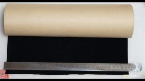 Чёрный самоклеящийся флок | #Обзор