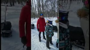 8 марта в лесу с Бабой Ягой.