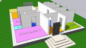 Прикольная планировка кирпичного дома