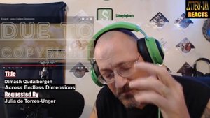 DIMASH QUDAIBERGEN - Across Endless Dimensions - FIRST REACTION {Jittery~Jay}