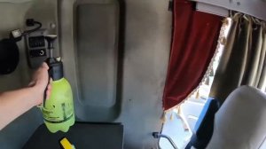 Полировка фары Даф, Лимон + сода + полироль = новая фара:)