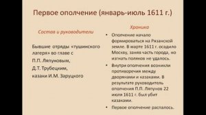 Медиабеседа «Минин и Пожарский, освободители Москвы и Отечества в 1612 году»