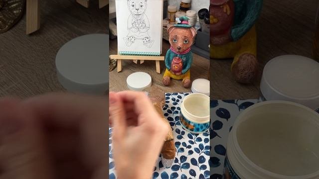 Мк « Мама медведица « игрушка из папье-маше Часть 2    #мастеркласс #папьемаше #игрушкаручнойработы