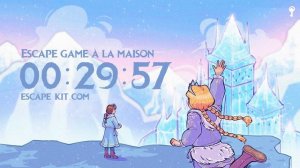 DÉCOMPTE 60 MINUTES - ESCAPE GAME MAISON - FROZEN - LA REINE DES NEIGES - QUETE DU DIAMANT MAGIQUE