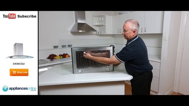The CK90CGU Glem Canopy Rangehood reviewed by appliance expert - Appliances Online смотреть онлайн