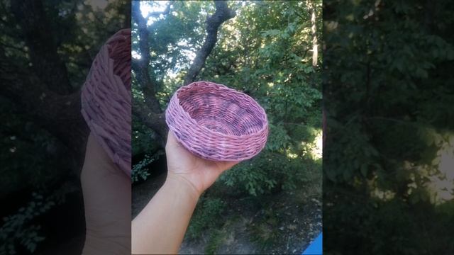 Плетение из бумажной лозы смотреть онлайн