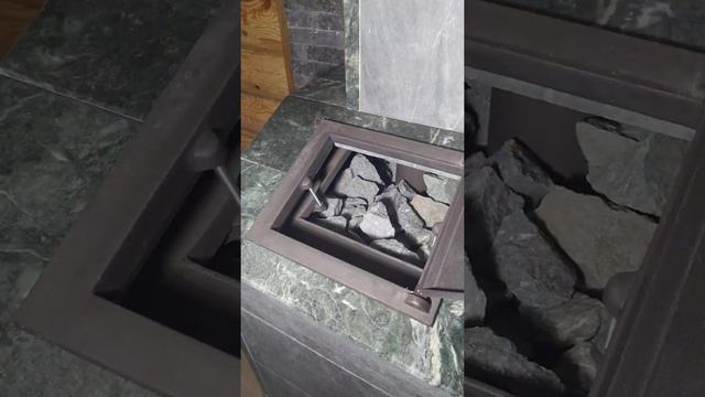 Печь Гефест в облицовке змеевик. смотреть онлайн