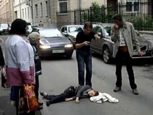 Машина ДПС удрала с места ДТП