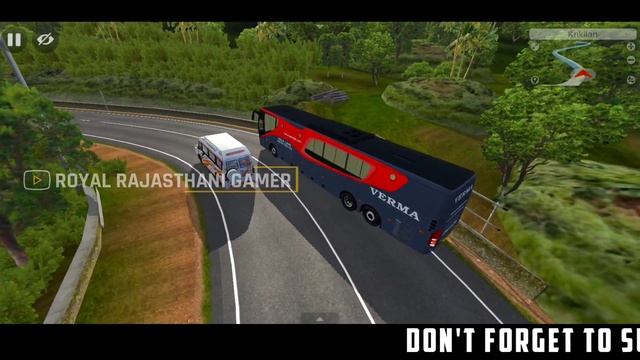 download VERMA TRAVELS DC MODIFIED VOLVO BUS MOD For Bussid | Bussid v3.7.1 |Royal Rajasthani Gamer