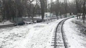 Зимняя поездка на тепловозе Ту7а-3192. С поездом "Полярный экспресс"