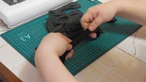 Как пришить застежку с регулятором к галстуку бабочке