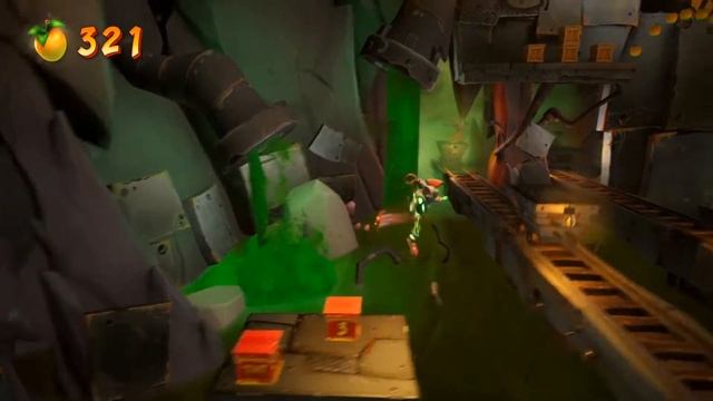 Crash Bandicoot 4  ? #17 ? Переработка нитроглицерина, Ядовитые тоннели (Все ящики и кристаллы)