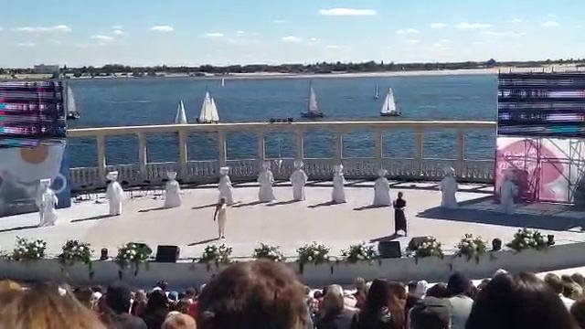 Амфитеатр в Волгограде на центральной набережной Волгограда.