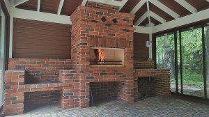 Барбекю из Царского Кирпича с отзывом заказчика