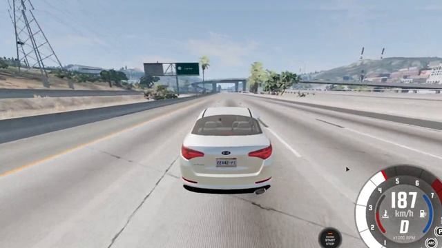 Beamng drive арабский дрифт на kia optima #бименджи_драйв #арабскийдрифт