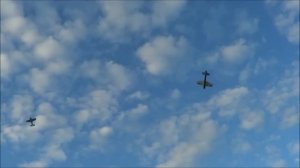 Воздушный бой на радиоуправляемых самолётах (Air fight by radio-controlled planes)