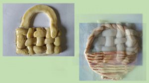 "Корзина с незабудками" мастер-класс по тестопластике