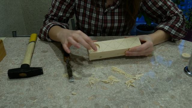 Как сделать подсвечник из бруса! DIY