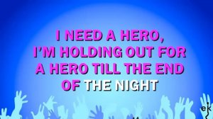Holding Out For A Hero - Bonnie Tyler (Karaoke Version)