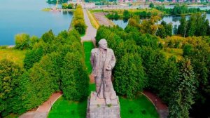 Дубна с высоты птичьего полета | 4К.