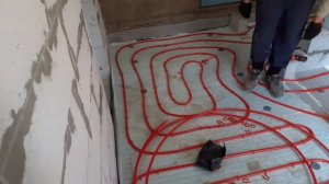 ТРУБА ТЕПЛОГО ПОЛА И МАЯКИ В ЭППС ЗА ОДИН ДЕНЬ