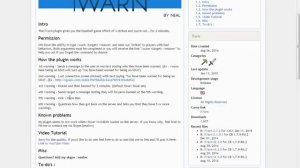 Обзор плагина: iWarn MC 1.8+ Выдаем предупреждения игрокам