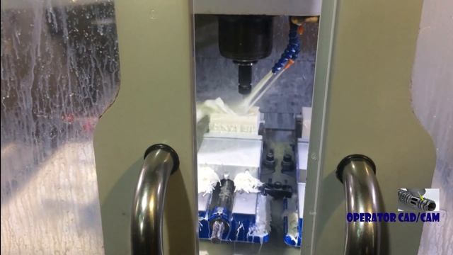 Фрезеровка капролоновой   формы iMachining_3D/HSS/HSM !