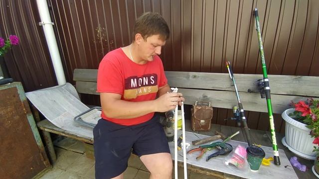 КАК СДЕЛАТЬ РОГАТУЛЬКИ/ПОДСТАВКИ ДЛЯ УДОЧЕК ИЗ ПОДРУЧНЫХ МАТЕРИАЛОВ!