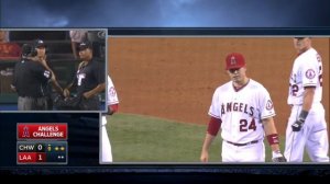 CWS@LAA: Angels end game on double play after review